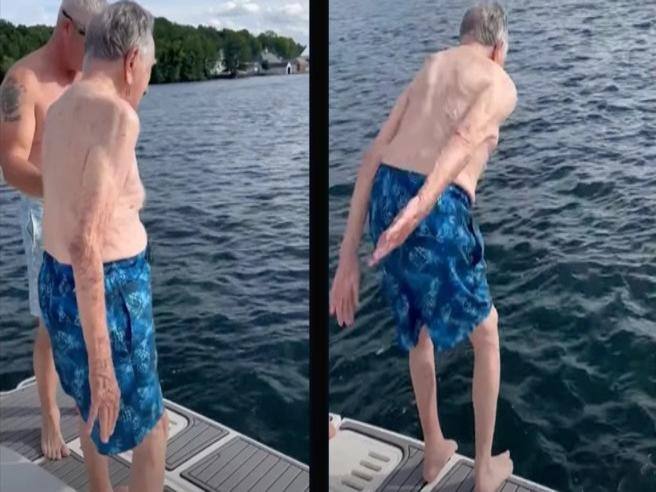 Si tuffa da una barca a 106 anni: il video da milioni di views. Guardate ➤ Buzzday.info