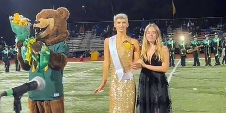 The high school chooses a boy to be the prom king for the first time.