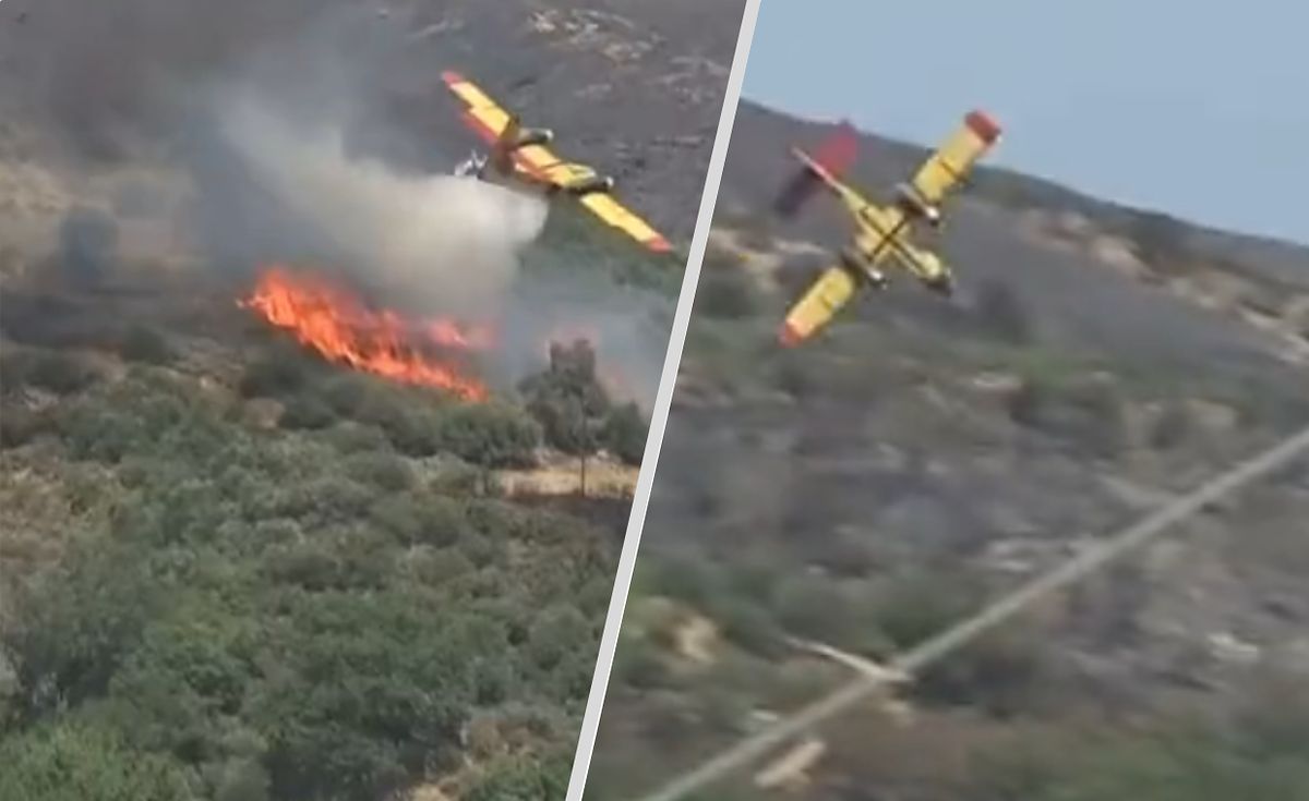 Samolot rozbił się w Grecji. Przerażające nagranie z momentu katastrofy samolotu ➤ Buzzday.info