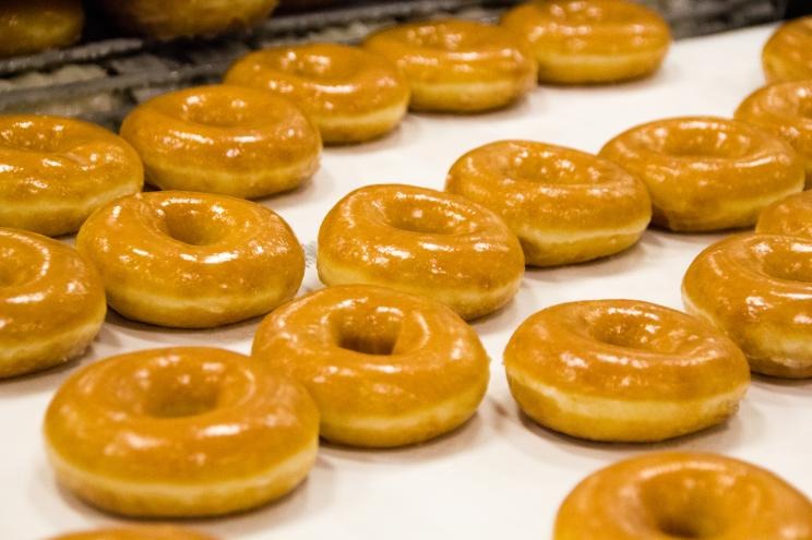 Shocked driver captures bears running into Krispy Kreme van: ‘They just kept eating.’