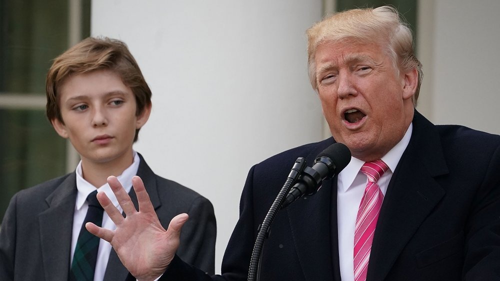 The Obvious Reason For Barron’s Weird Relationship With Trump