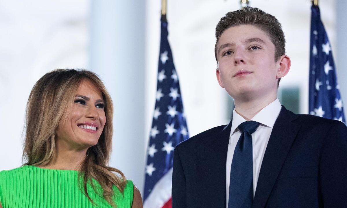 Barron Trump is ready to step into the spotlight