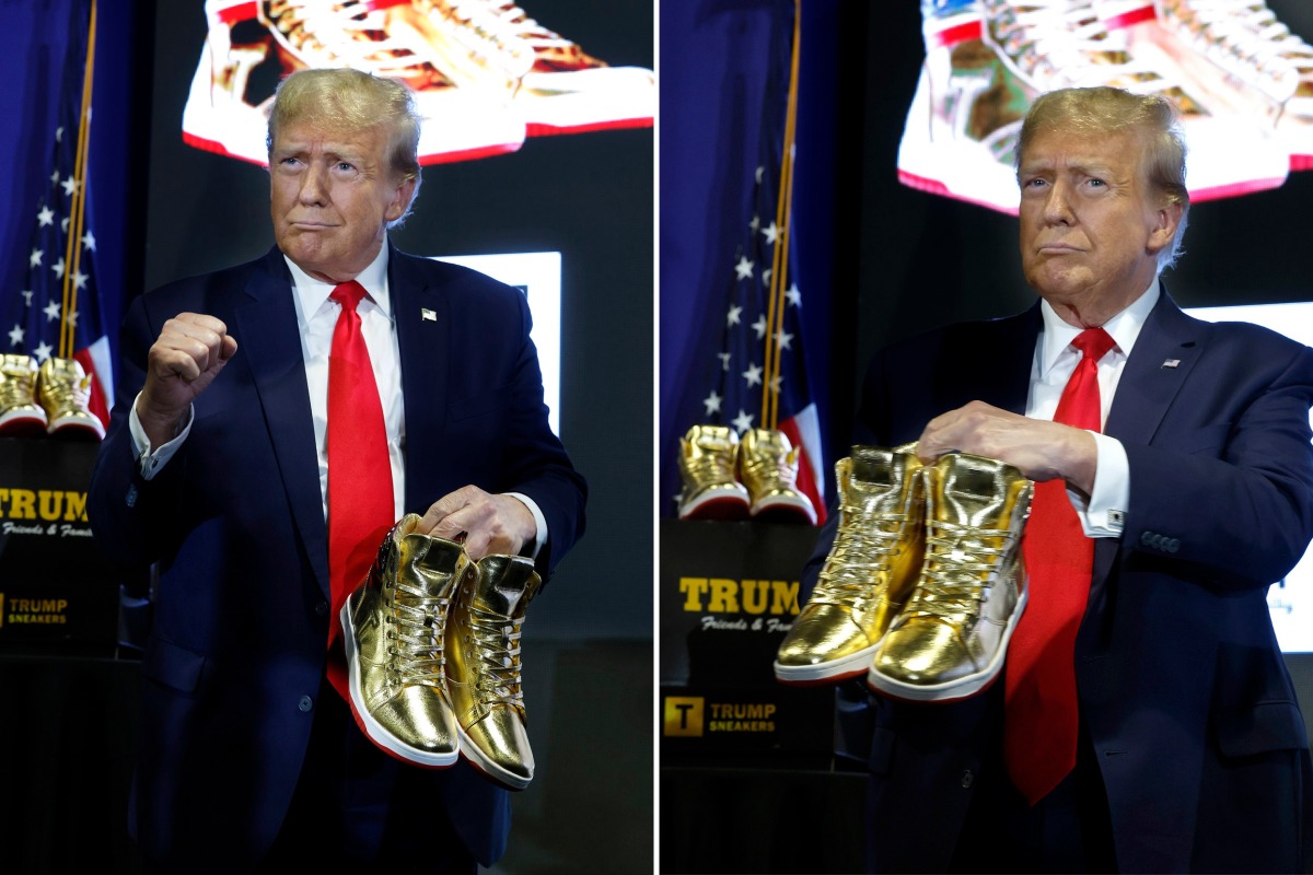 Donald Trump’s Sneaker Con Outfit Has Everyone Saying The Same Thing