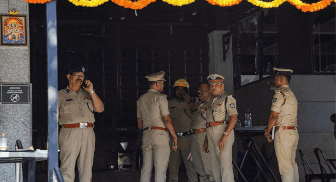 At least 10 people were injured in the low-intensity bomb blast at The Rameshwaram