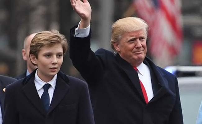 Donald Trump’s Youngest Son Barron Makes Rare Appearance With Family, Video Viral