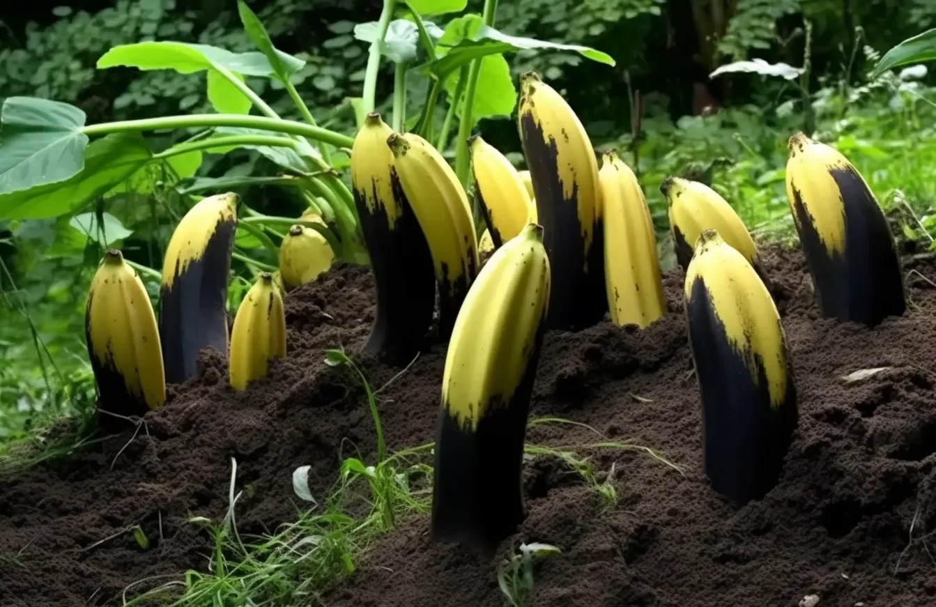 Plantez des bananes dans votre jardin et voyez ce qui se passe une semaine plus tard