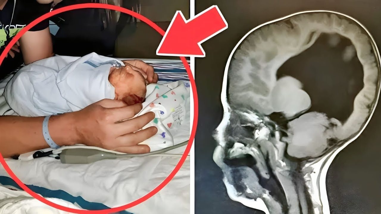 A boy born without a brain has something inside him six years later