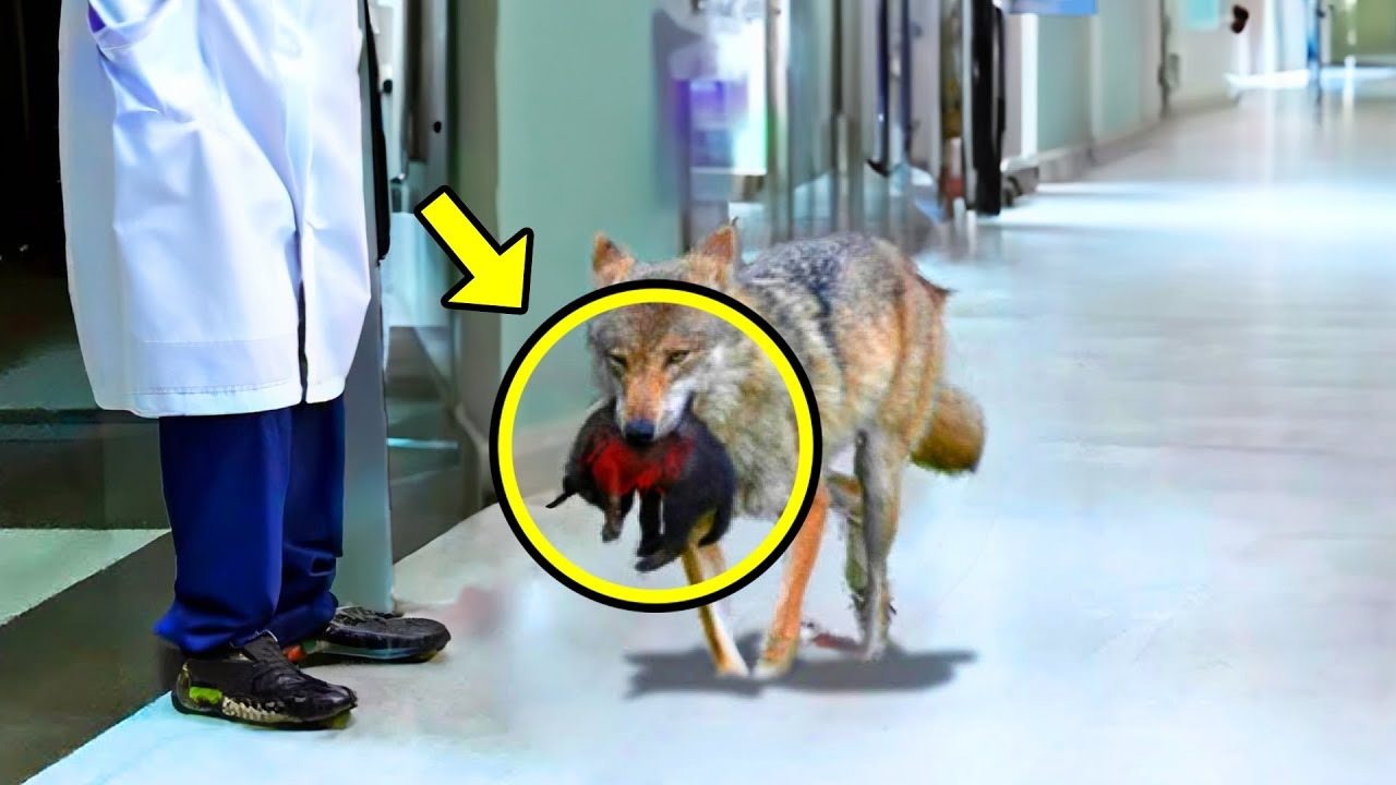 Wolf Broke Into A Hospital: Nurse Cried When She Realized Why!