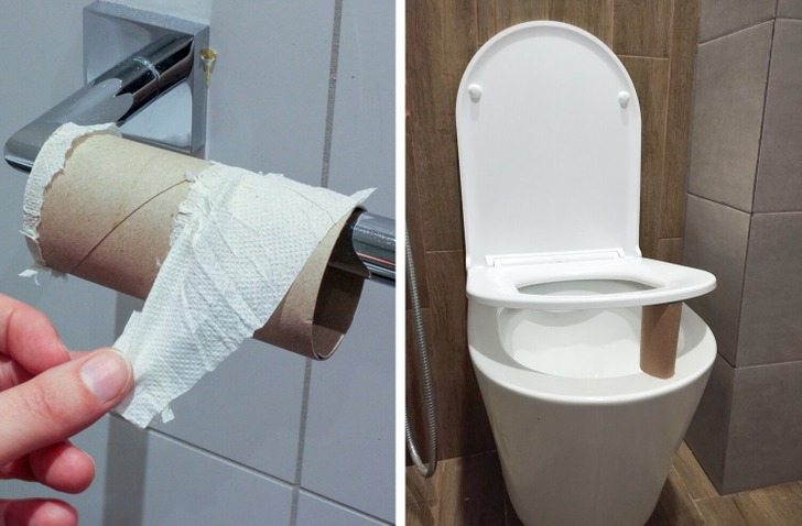 Toujours mettre un rouleau sous la lunette des toilettes la nuit