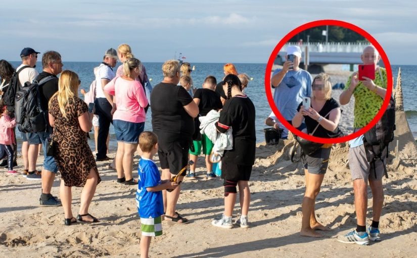 Kołobrzeg. Mężczyzna robił to na plaży przez osiem godzin bez przerwy. Turyści byli w szoku ➤ Buzzday.info