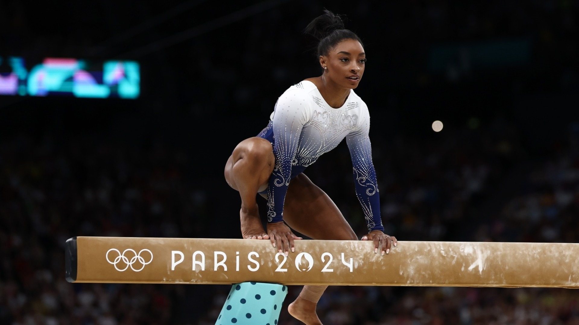 Gymnasts notice something unusual during balance beam final at 2024 Olympics