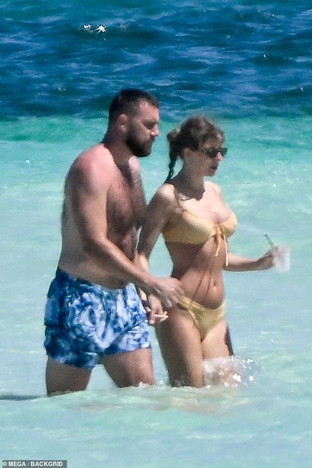 Taylor Swift’s perfect yellow bikini from her Bahamas trip with Travis Kelce is somehow still in stock