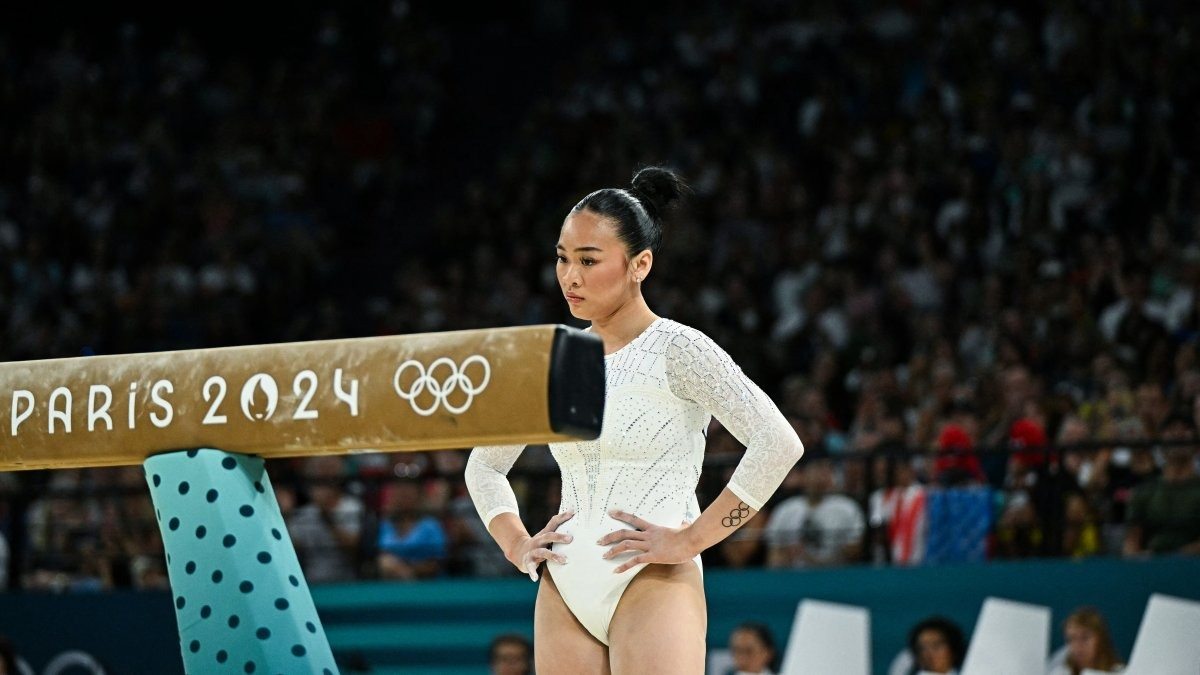 Gymnasts notice something unusual during balance beam final at 2024 Olympics