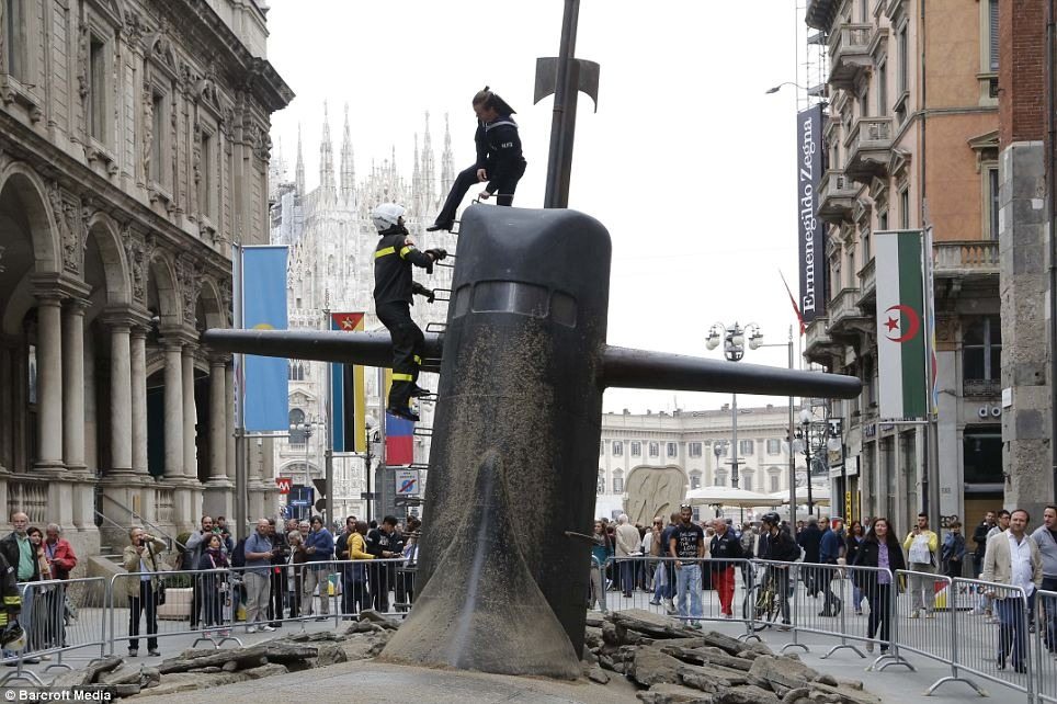 The Submarine Stunt That Shocked Milan: A Bold Publicity Move or Something More