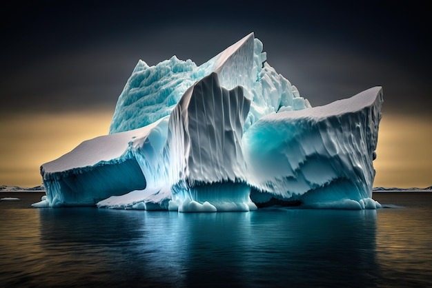 Une collision entre un bateau de croisière et un iceberg (Regarder)