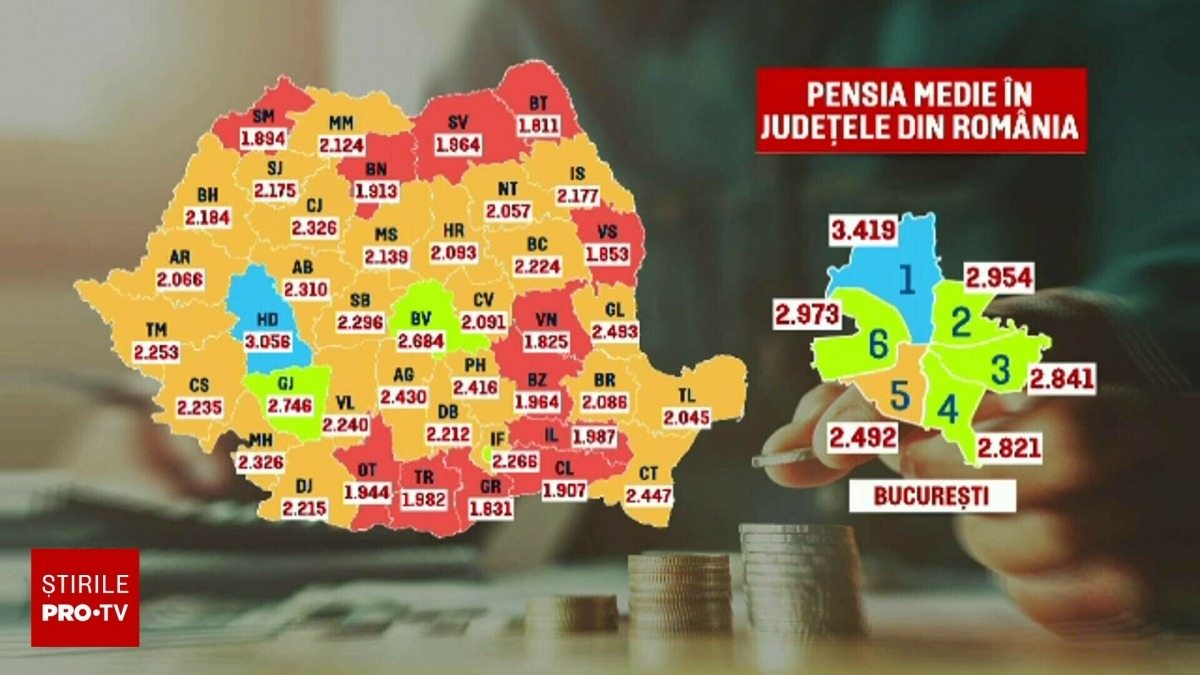 Județele din românia cu cele mai mari pensii medii. Cine o duce cel mai bine, momentan