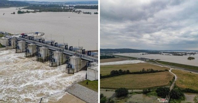 Niepokojące wieści. Zbiornik Racibórz Dolny jest prawie pełny. Wystąpiła awaria