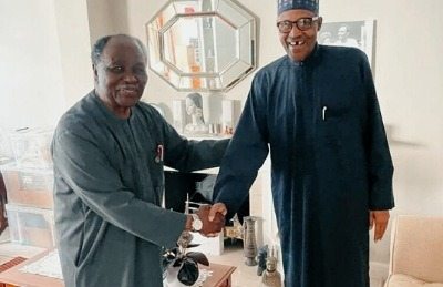 Buhari Visits Gen. Yakubu Gowon In London ➤ Buzzday.info