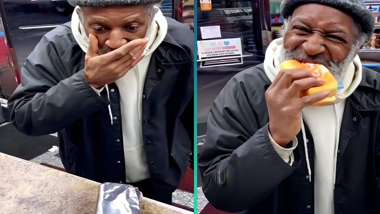 Woman Buys Food For Homeless Man – An Hour Later, He Hands Her This…