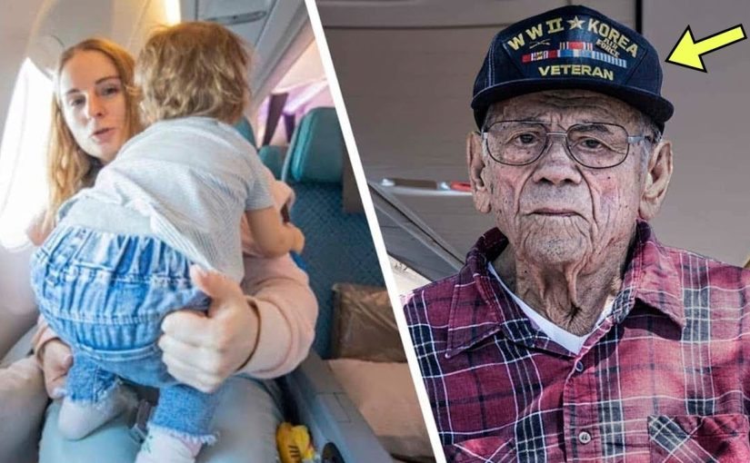 Mother Gives Up Plane Seat For Veteran, Turns Pale When She Realizes Who He Is ➤ Buzzday.info