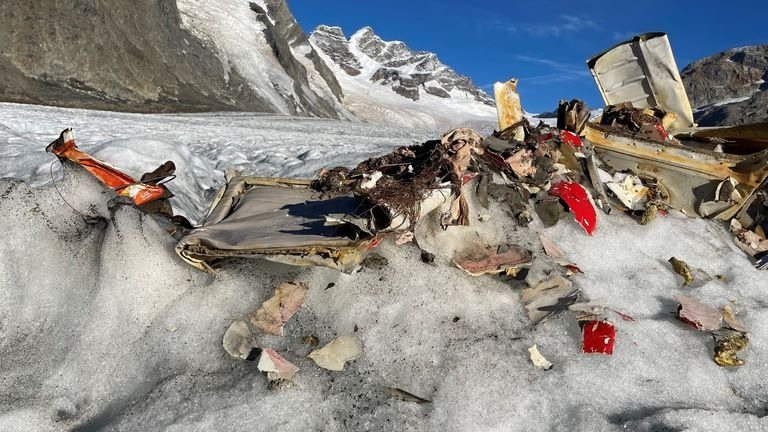 Researchers Find Long Lost Plane In Iceberg. After Seeing Movement, They Turn Pale