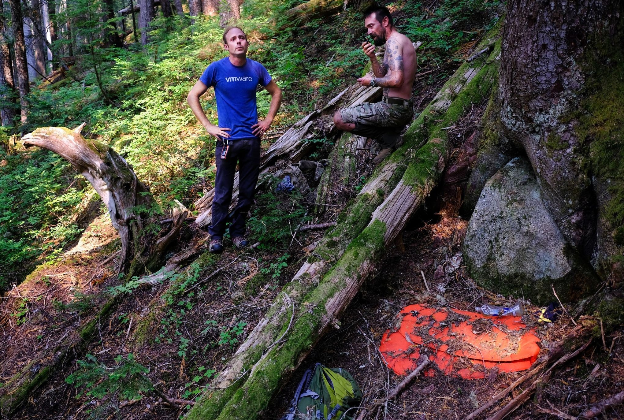 Two years after Mum vanished, the hiker spots lumps on the tree