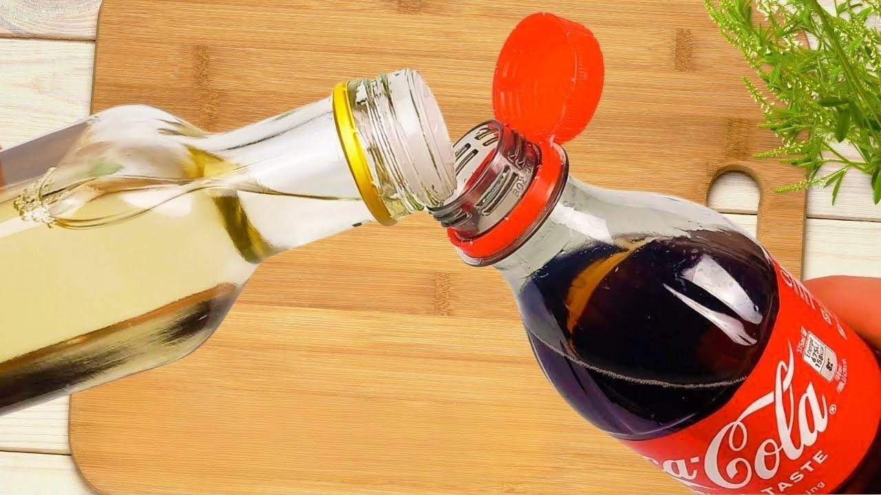 Mix white vinegar with cola ➤ Buzzday.info