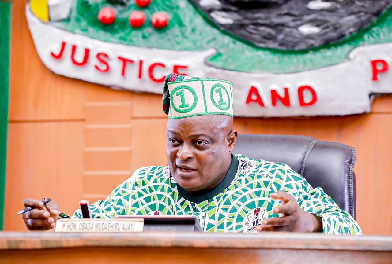 Impeached Lagos Assembly Speaker Obasa Reportedly Lands in Abuja