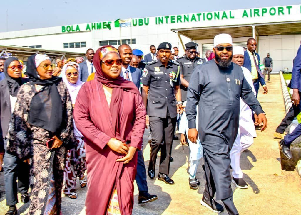 JUST IN: First Lady, Shettima’s Wife Visit Babangida, Abdulsalami Abubakar