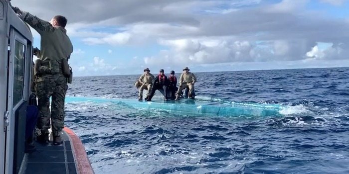 The Coast Guard stopped a strange blue boat. What was inside shocked them