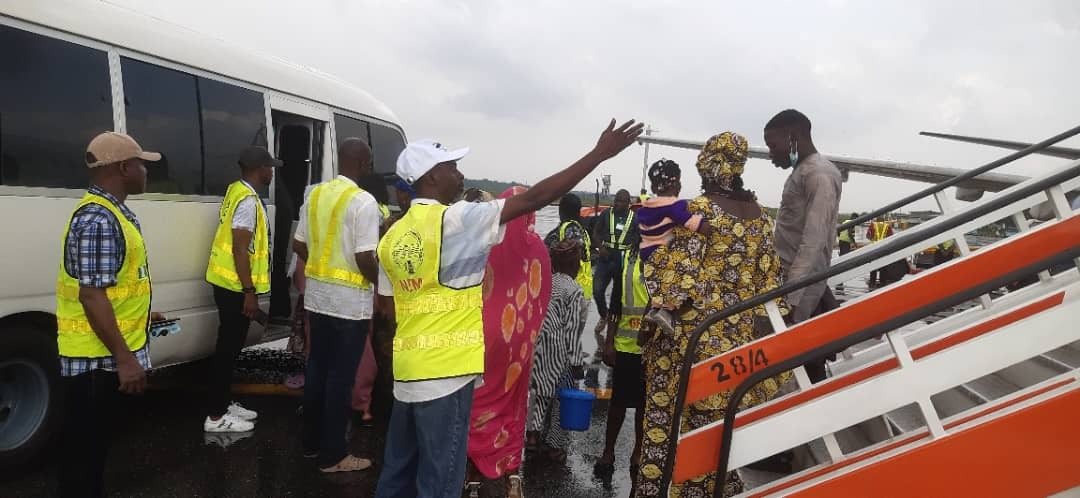 JUST IN: NEMA Receives 148 Repatriated Nigerians As They Arrive In Lagos