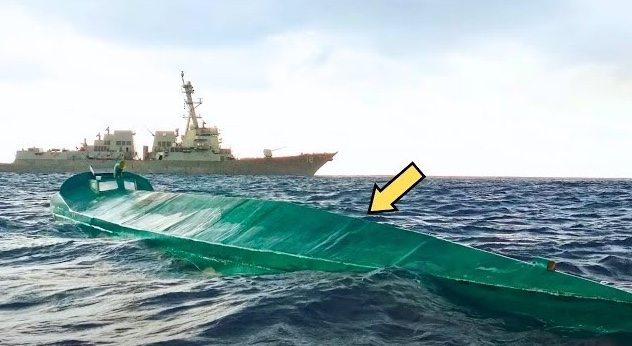 The Coast Guard stopped a strange blue boat. What was inside shocked them