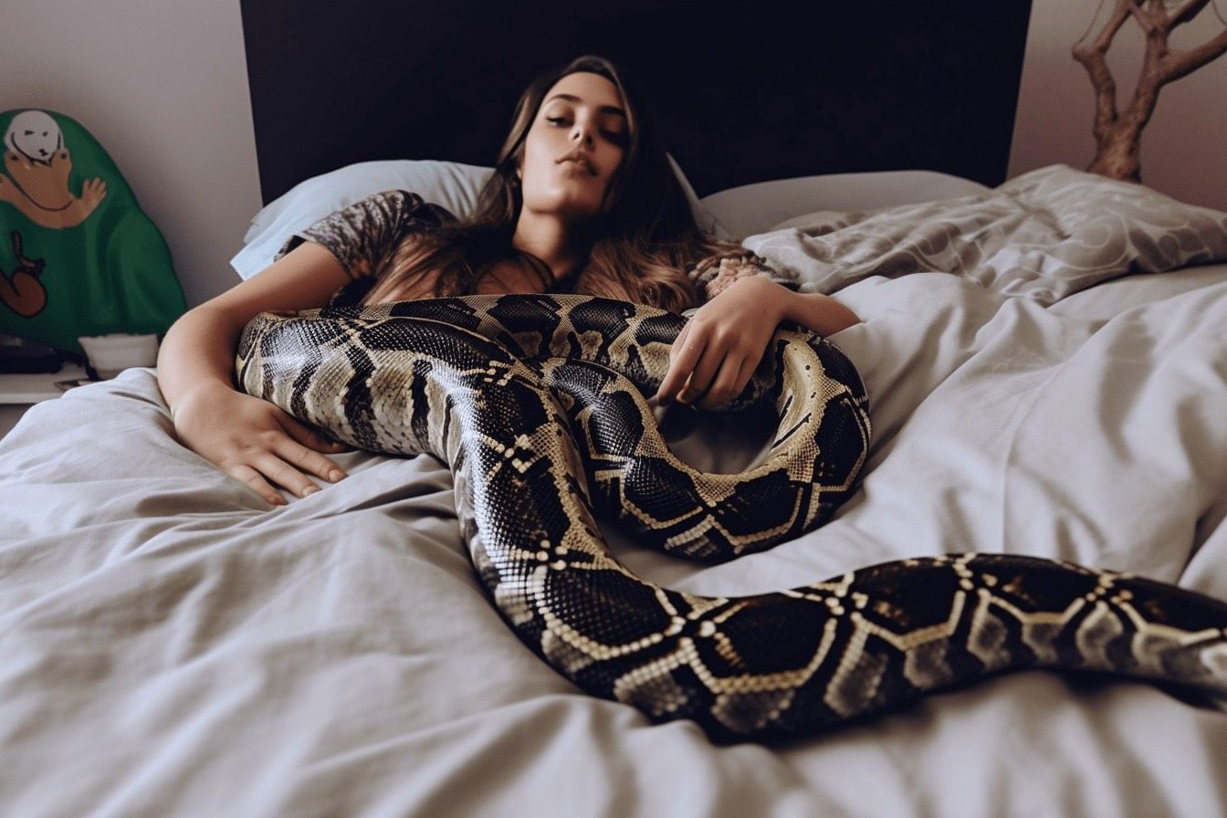 A woman sleeps with a snake every night. Then He Stops Eating, And Vets Learn His True Colours