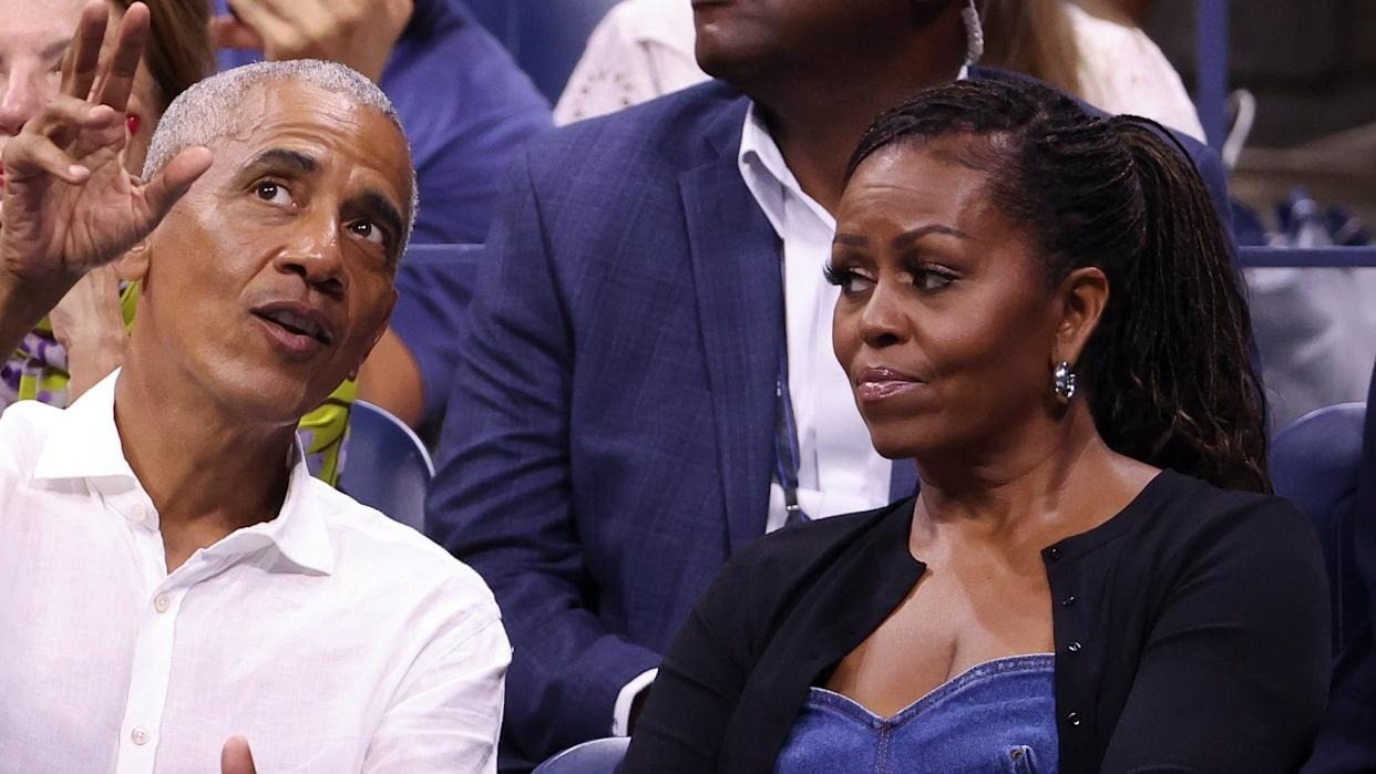 Michelle Obama’s absence from a family outing prompts questions