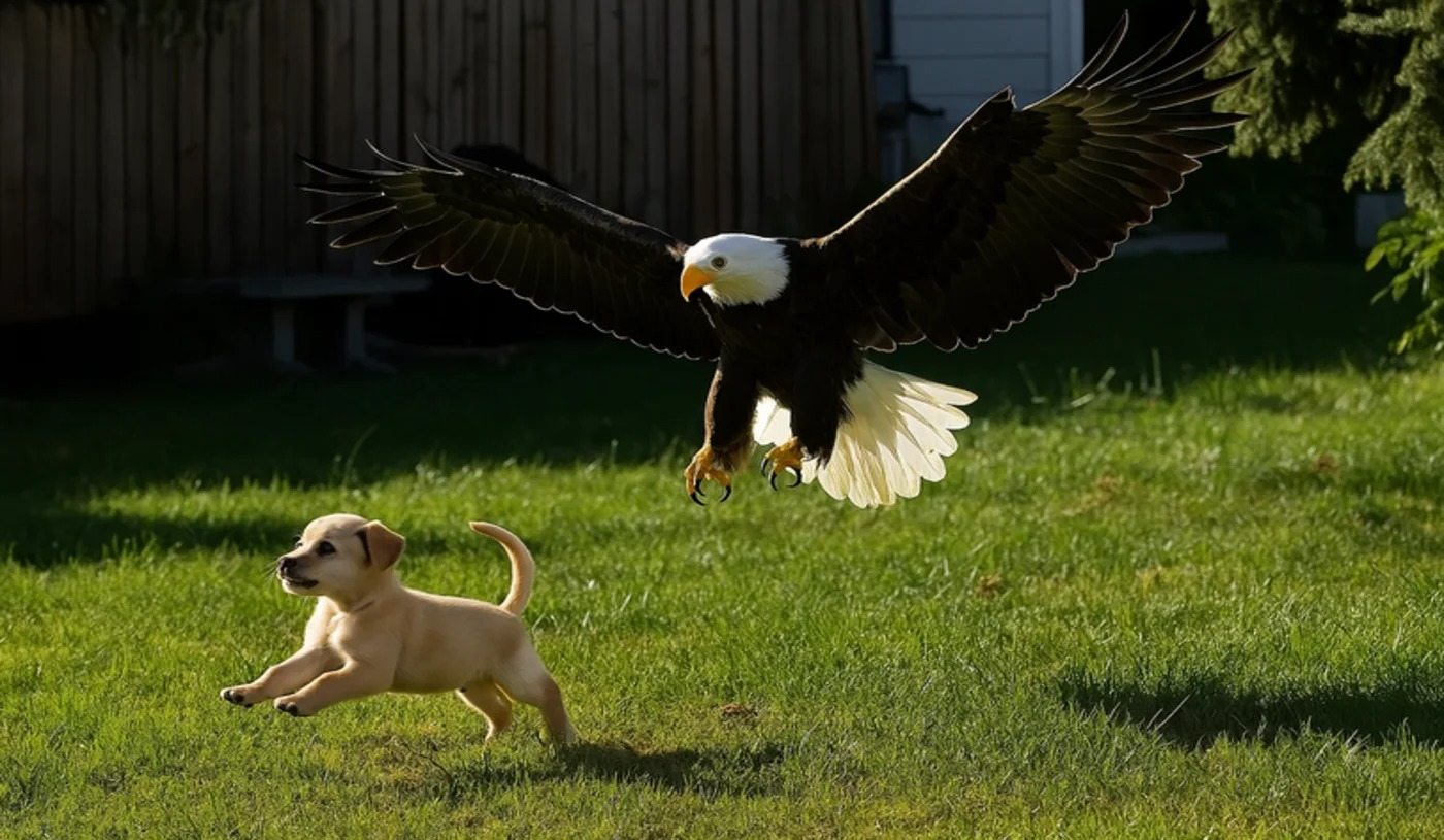 Eagle Snatches Puppy from Yard – What the Neighbors Discover Will Blow Your Mind