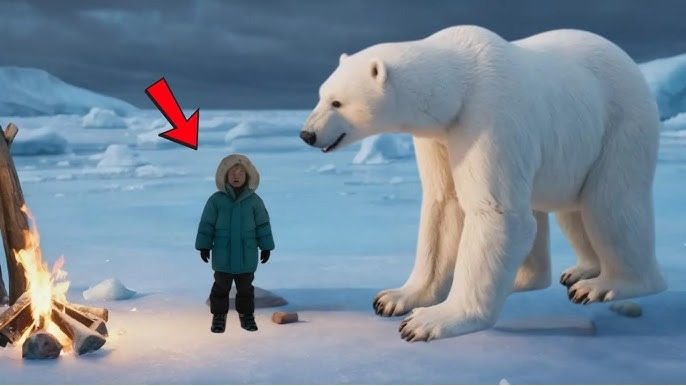 Fisherman Doesn’t Notice Polar Bear – Watch What Happened