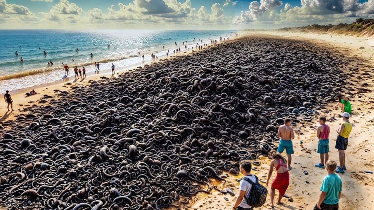Beachgoers Spot Strange Objects Washed Ashore—They Turn Pale When They Realize What They Really Are