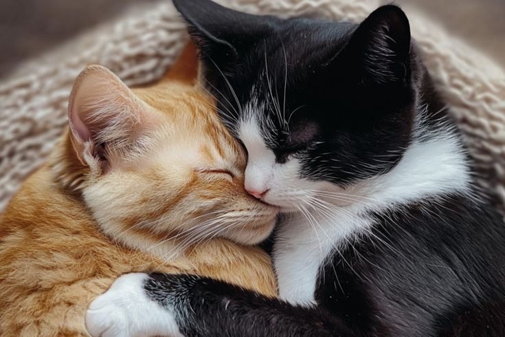 Cat Keeps Hugging Friend Before Being Put To Sleep – The reason behind it will make you go pale! ➤ Buzzday.info