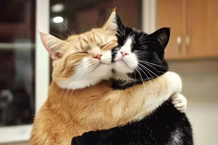 Cat Keeps Hugging Friend Before Being Put To Sleep – The reason behind it will make you go pale!