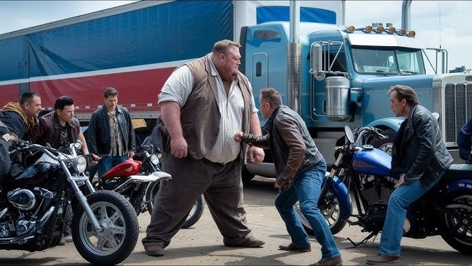 They laughed at the fat trucker… until they learned his name