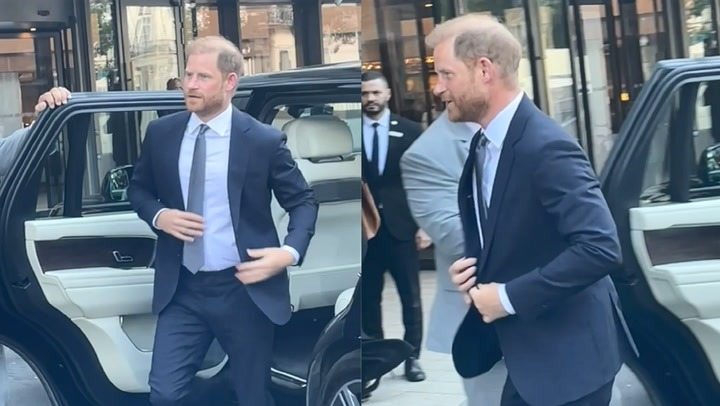 Prince Harry secretly met with a member of the royal family during his visit to the UK