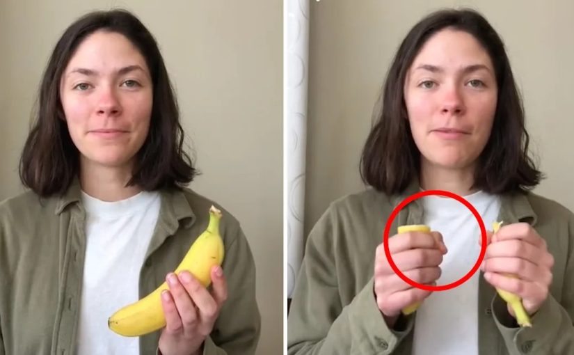 A woman puts a banana peel on her arm. You won’t believe what happened next! ➤ Buzzday.info
