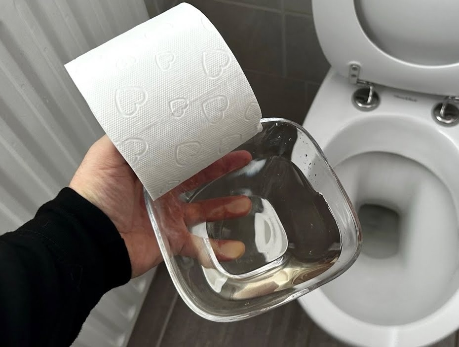 Place paper towels with vinegar in the toilet—you’ll be surprised by the results ➤ Buzzday.info