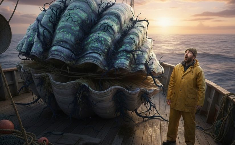 He lifted something resembling a giant shell onto the deck. But as soon as he peered inside, a cold fear pierced him ➤ Buzzday.info