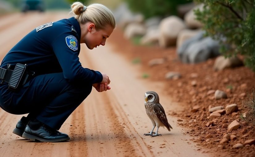 A Little Owl That Stopped Traffic and Helped Save a Man ➤ Buzzday.info