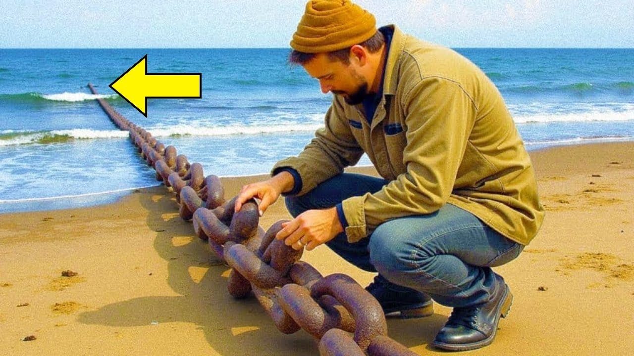 Le pêcheur tomba sur une immense chaîne rouillée ; les habitants le supplièrent de ne pas y toucher ➤ Buzzday.info