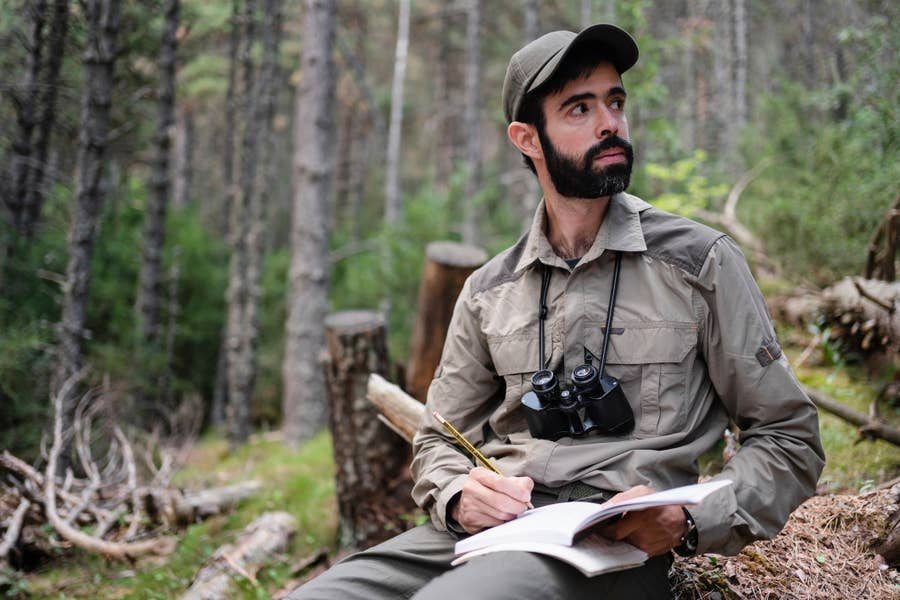 Dziwne odkrycie strażnika parku głęboko w lesie