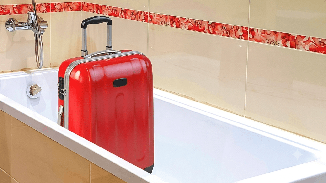 Why experienced travelers always put their suitcase in the bathtub first—it can save you from serious problems ➤ Buzzday.info