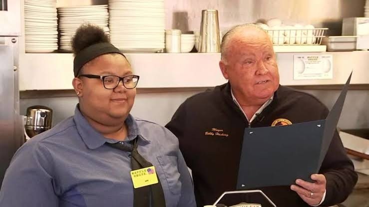 A Waffle House waitress whose act of kindness forever changed two lives