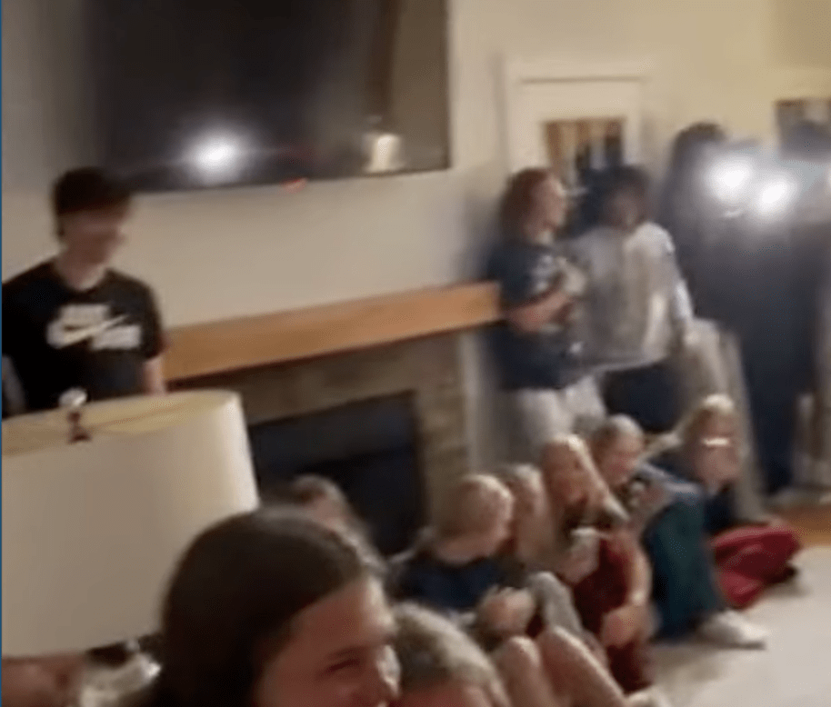 Graduates gave their principal an unforgettable surprise by sneaking into his home at dawn